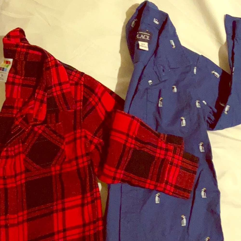 4 button down shirts size 3 really good condition